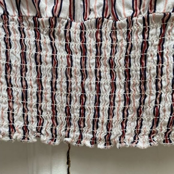 Pink Striped Off Shoulder Top - Picture 3 of 5